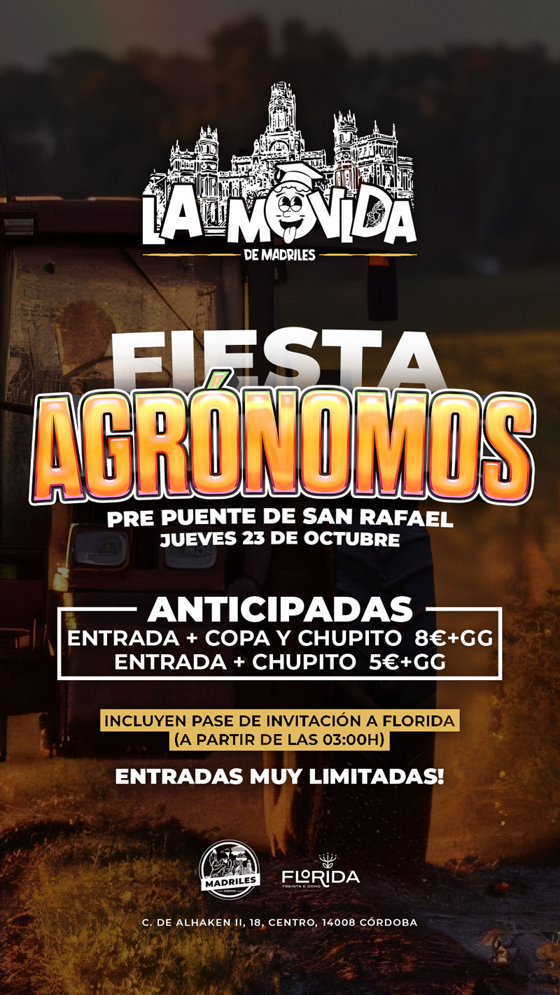 Fiesta Agrónomos 23 Octubre