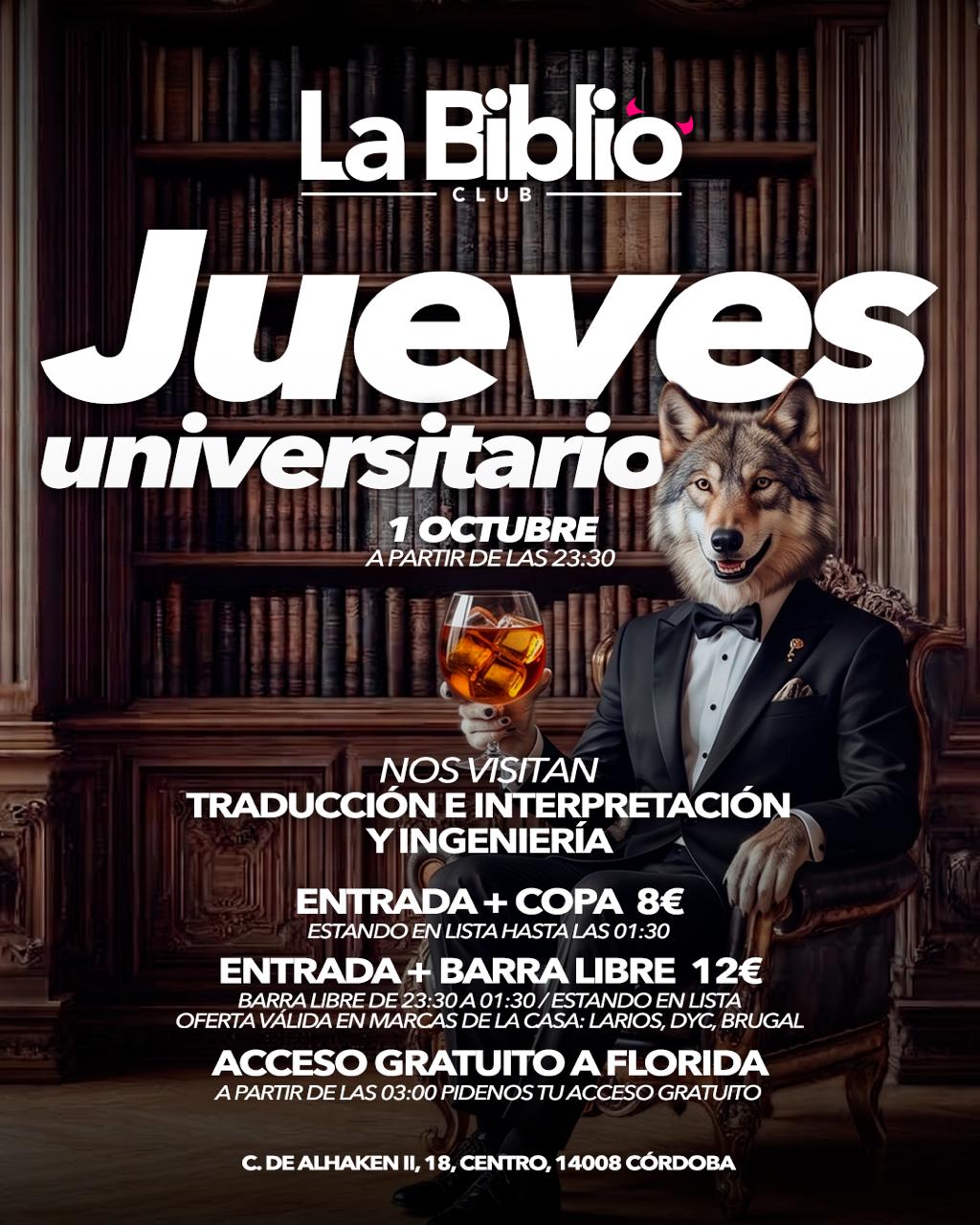 La Biblio - Jueves 1 Octubre
