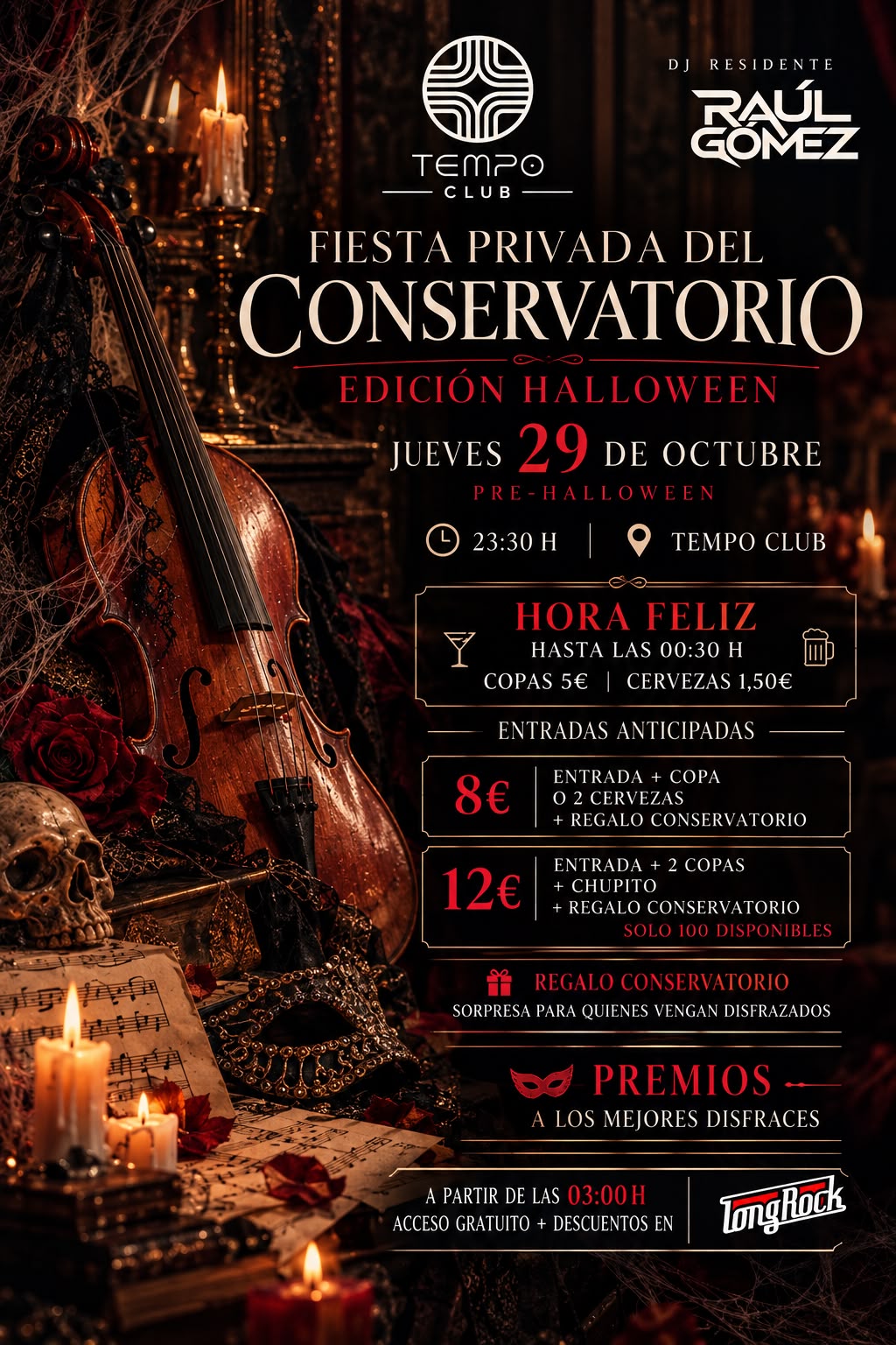 Fiesta privada conservatorio rrpp