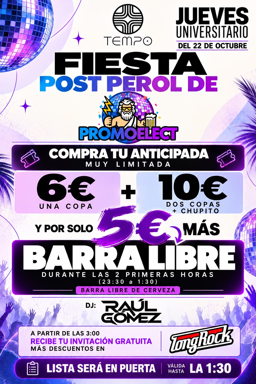 Fiesta post perol en Tempo - rrpp